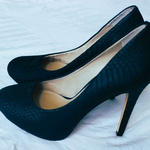 Black 4" heels for women Size 8 1/2